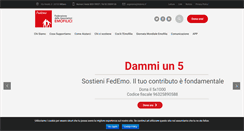 Desktop Screenshot of fedemo.it